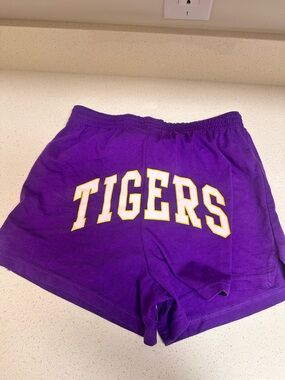PacSun Purple 'TIGERS' Women's Shorts